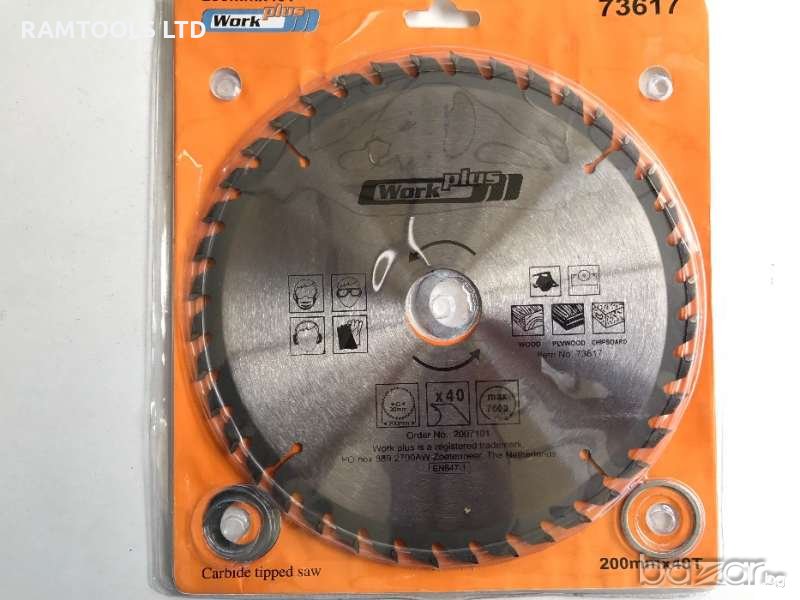 Дискове циркулярни за дърво work plus (холандия), снимка 1