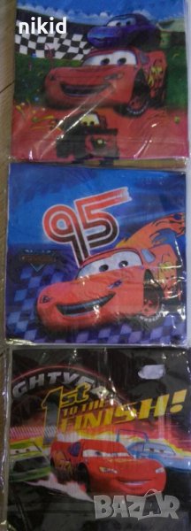 Различни колите маккуин макуин mcqueen cars  10 парти салфетки, снимка 1