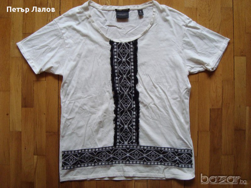 Намалена Maison Scotch - Scotch&Soda блузка с къс ръкав дамска, снимка 1