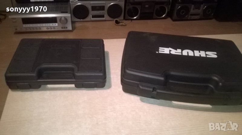 shure & behringer-куфари за микрофони , снимка 1