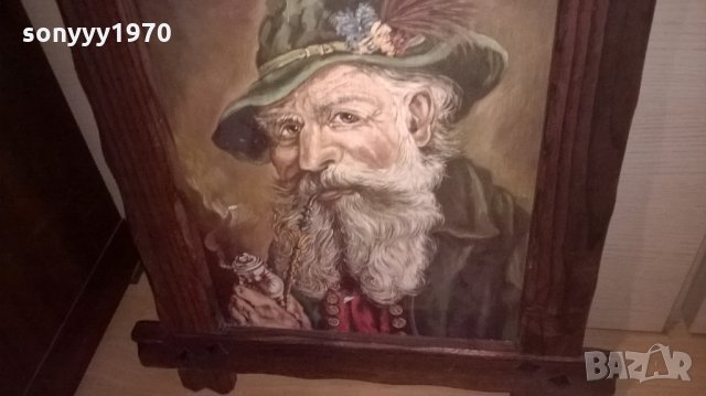 картина-внос швеицария-57х48см-старец с лула, снимка 4 - Колекции - 23530680