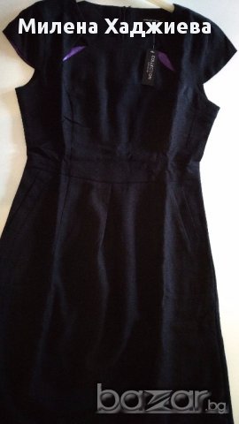 Черна рокля, UK 10, снимка 2 - Рокли - 18059336