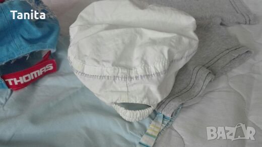 Две шапки и две къси панталончета, снимка 5 - Бебешки шапки - 25438125