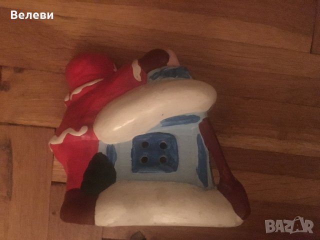 Дядо Коледа - свещник, снимка 2 - Декорация за дома - 23366557