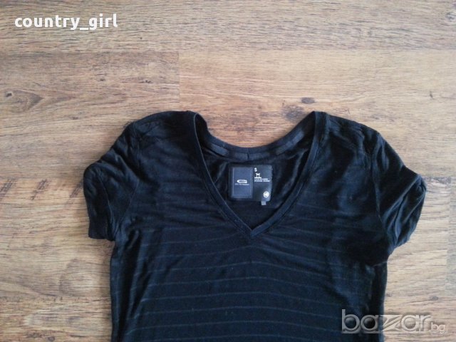 G-star - страхотна дамска тениска 100% оригинал много добро състояние , снимка 3 - Тениски - 15412572