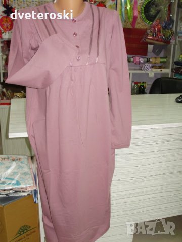 Нощници с дълъг ръкав размер Л, снимка 4 - Нощници - 23477495