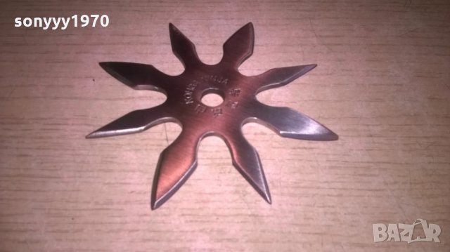 шурикен-нинджа-10см-за колекция или ползване-8 остриета, снимка 6 - Колекции - 22567306