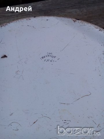 Емайлирана тава,тепсия, снимка 4 - Антикварни и старинни предмети - 19567022