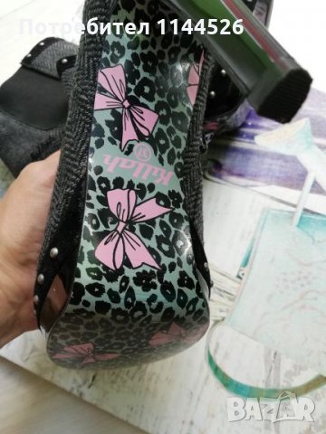 Боти на висок ток и платформа 37 номер Killah by Miss Sixty , снимка 2 - Дамски боти - 22326444