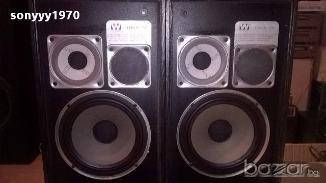 Wharfedale linton 3x-rank radio england-48х27х24см-внос англия, снимка 6 - Тонколони - 17016606