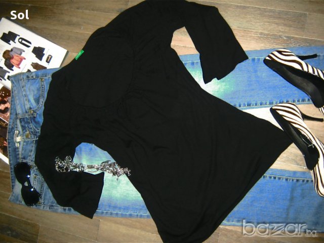 Блуза BENETTON , снимка 2 - Блузи с дълъг ръкав и пуловери - 17143211