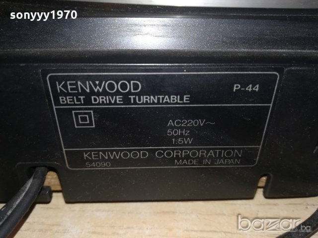 kenwood p-44 made in japan-грамофон-внос швеицария, снимка 12 - Грамофони - 21068903