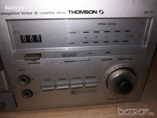 thomson deck-made in japan-внос франция, снимка 9 - Декове - 20499552