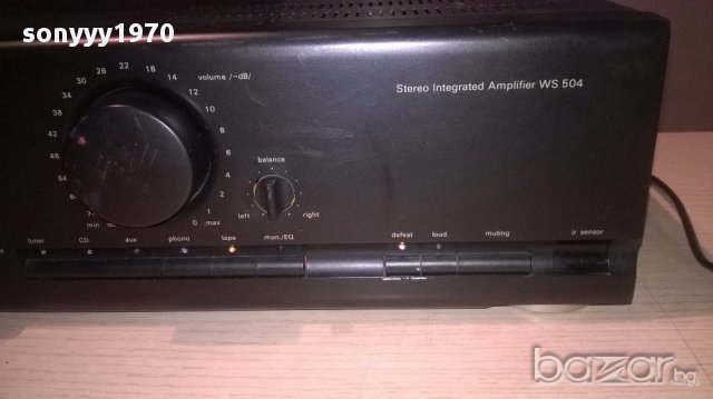 diora ws504/390w stereo ampifier-внос швеицария, снимка 7 - Ресийвъри, усилватели, смесителни пултове - 17053962