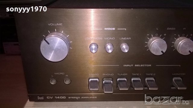 §dual cv1400 amplifier 2x75w-made in germany-от швеицария, снимка 8 - Ресийвъри, усилватели, смесителни пултове - 18431469