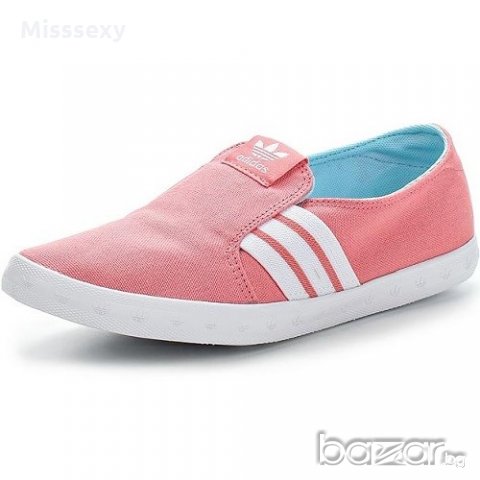 ПРОМО 🍊 ADIDAS ORIGINALS 🍊 Дамски спортни обувки без връзки на райе 39 & 40 номер нови с кутия, снимка 2 - Кецове - 19178535