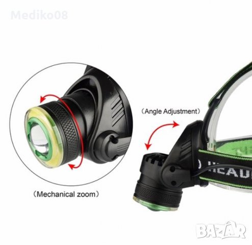 Водоустойчив фенер-челник , презареждаем LED фенер, снимка 12 - Екипировка - 24728160