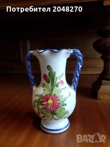 2бр ваза фин френски порцелан  с маркировка  ръчна изработка М.  , снимка 2 - Вази - 23663835