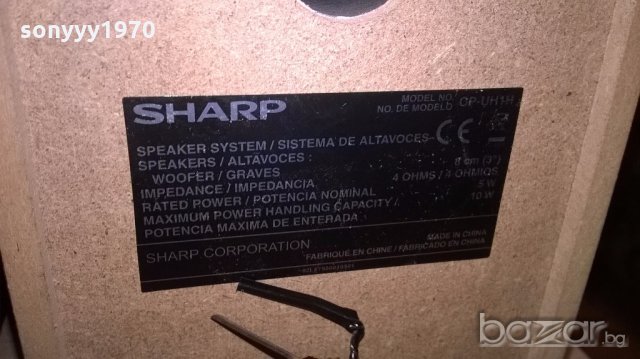 sharp usb/cd/tuner/ampli/aux+колони-внос швеицария, снимка 11 - Ресийвъри, усилватели, смесителни пултове - 18410763