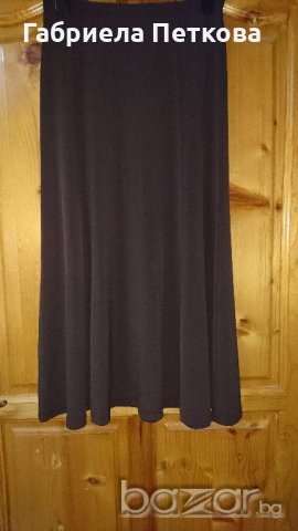 Кафява пола в А силует 