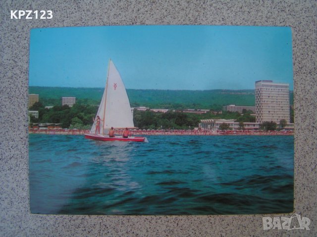 3 брояПощенски картички от КК Златни пясъци, снимка 3 - Колекции - 23383622