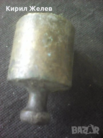 Стара бронзова тежес А 487 , снимка 2 - Колекции - 26045442