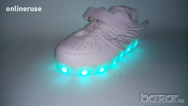 Детски маратонки светещи (крила) USB - зареждане, снимка 9 - Детски маратонки - 19136172