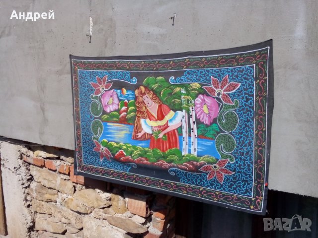 Старинен ковьор,покривка за стена #72, снимка 7 - Антикварни и старинни предмети - 24813563