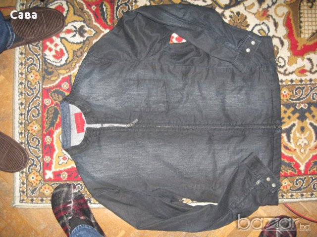 Дънково яке FCUK  мъжко,размер л, снимка 3 - Якета - 18069321