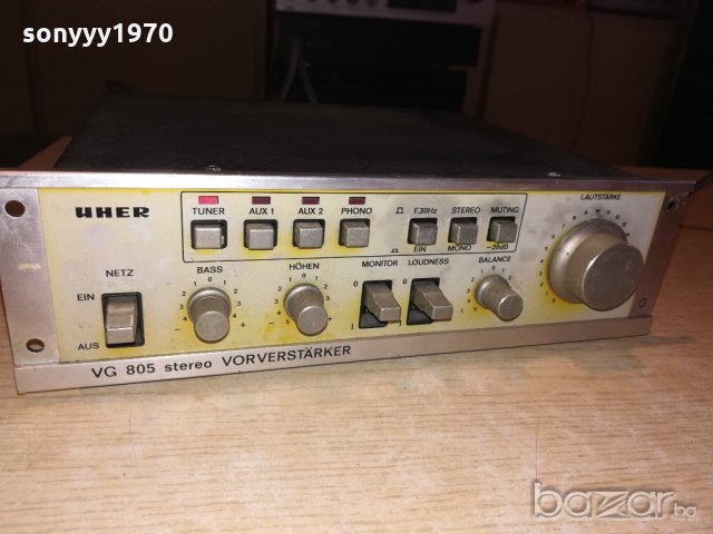 uher vg805 preamplifier-made in japan-внос швеицария, снимка 4 - Ресийвъри, усилватели, смесителни пултове - 20619683