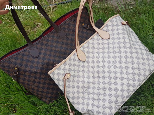 Дамска чанта Louis Vuitton LV ,Neverfull реплика, снимка 2 - Чанти - 17912506