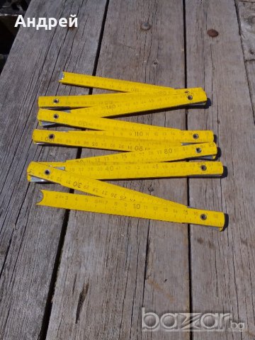 Дървен метър, снимка 3 - Антикварни и старинни предмети - 19170840