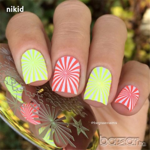 кръгъл Шаблон за щампа печати за нокти плочка оригинал BORN PRETTY BP-94, снимка 2 - Продукти за маникюр - 19141428