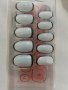 Къси изкуствени нокти maybelline nails в черно и бяло, снимка 2