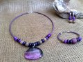 Плетени гривни, колиета и др. Богат избор на цветове, размери и модели. Естествена кожа, снимка 16