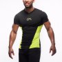 Маркови тениски за фитнес Gym Aesthetics Черно със Зелено, снимка 5