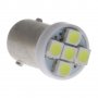 LED Диодна крушка BA9S 0.6W 32lm 1206 5SMD led със цокъл бяла	, снимка 2