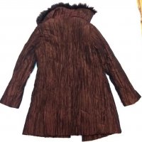Яке тип палто с пухена яка, снимка 2 - Якета - 23786795