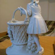 Стара порцеланова ваза 1875 г./hard paste Porcelain Porzellanfabrik Hertwig & Co/, снимка 4 - Антикварни и старинни предмети - 16167170