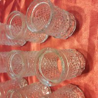 Ретро кристални чашки, снимка 6 - Чаши - 25035711