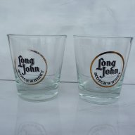 Две редки чаши от уиски Long John Шотландско стъклени бар, снимка 1 - Други ценни предмети - 18537297