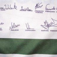 Колекционерска!! Тениска на Спортинг Лисабон с автографи на целия отбор, снимка 5 - Други ценни предмети - 15919006