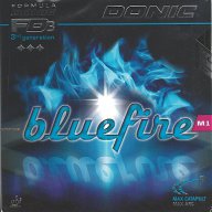 гума за тенис на маса Donic Blue Fire M1 нова оригинална квадрат дебелина мах черна,червена скорост , снимка 3 - Тенис - 14774424