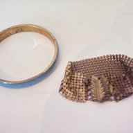 Красива бронзова гривна, снимка 4 - Антикварни и старинни предмети - 9671974