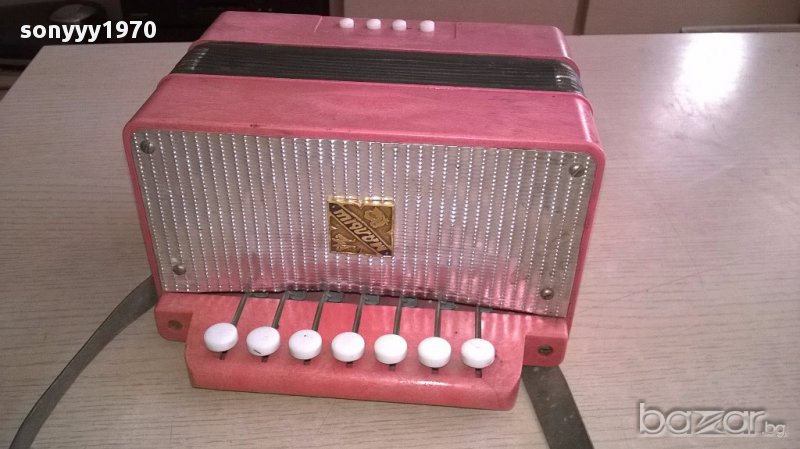 Ретро руски акордеон 20х20х12см-за колекция/ползване, снимка 1