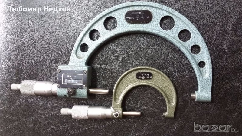 Микрометър Mitutoyo 100-125/25-50 със брояч, снимка 1