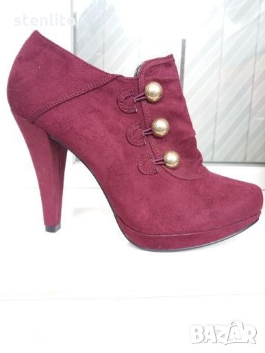 Дамски боти лилав цвят № 37, снимка 1