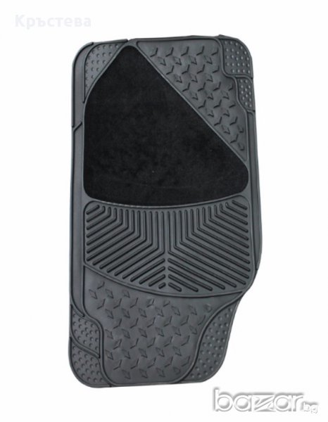 Гумени стелки с мокет универсални 5 бр/к-т, снимка 1