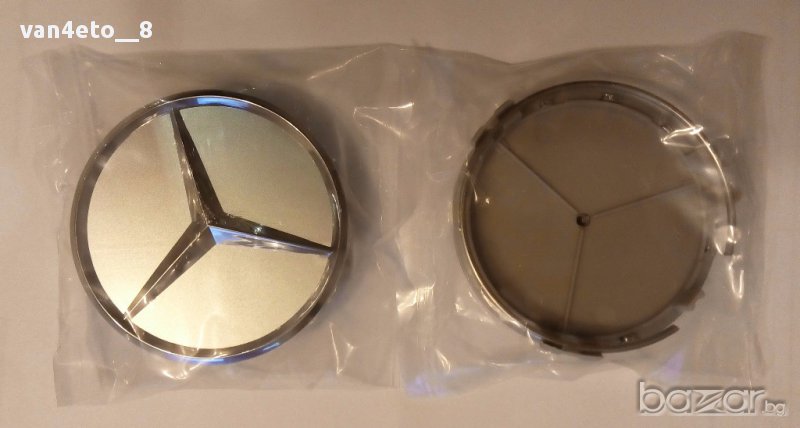 4 бр.капачки за джанти на MERCEDES с диаметър 75 mm, снимка 1