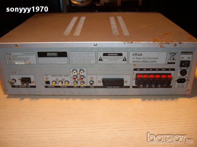 eltax-avr-300/6 chanel-denmark/внос швеицария, снимка 10 - Ресийвъри, усилватели, смесителни пултове - 12103749